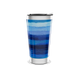 Copo Térmico - Azul com Listras