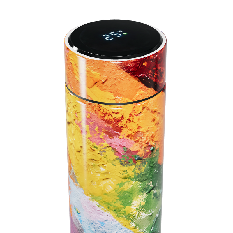 Garrafa Térmica Touch - Estampa Multicolorida