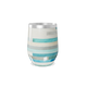 Copo Térmico Slim - Listras Azul e Prata