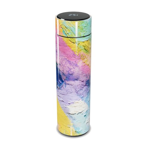 Garrafa Térmica Touch Colorida Abstrata