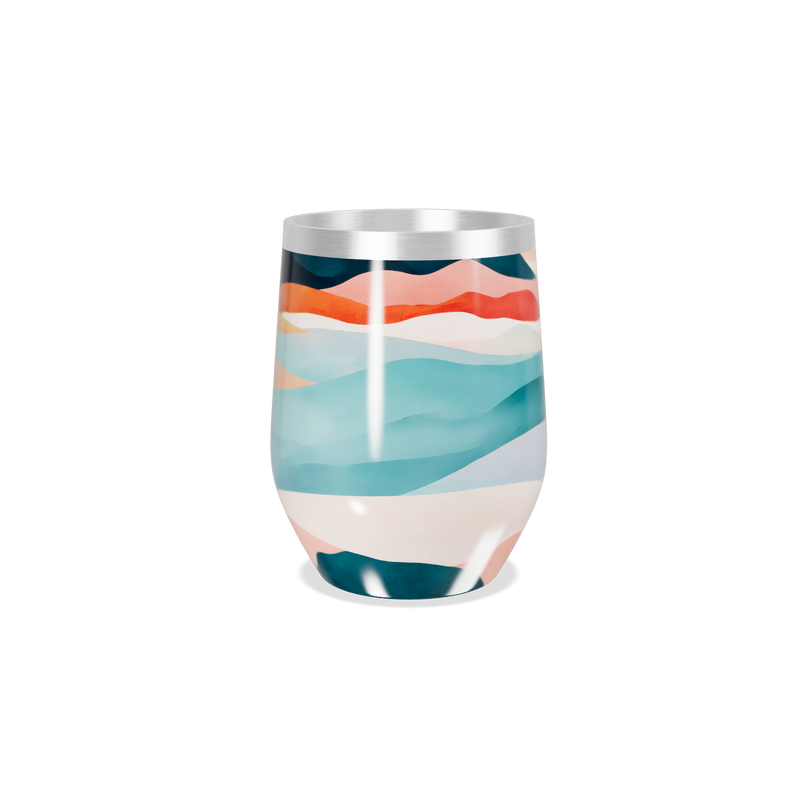 Copo Térmico Slim - Estampa Colorida Aço Inox