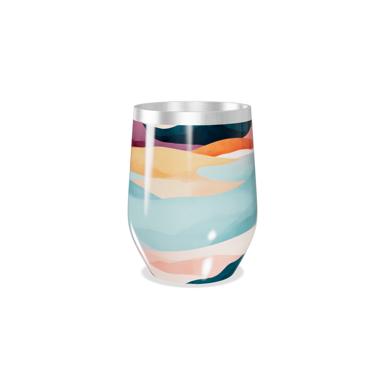 Copo Térmico Slim - Estampa Colorida Aço Inox