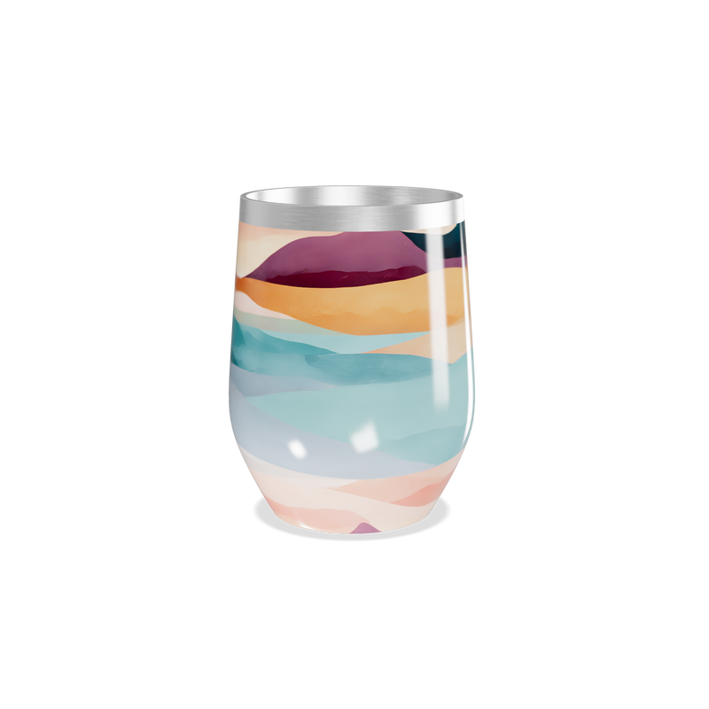 Copo Térmico Slim - Estampa Colorida Aço Inox