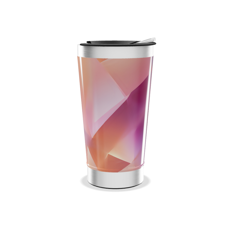 Copo Térmico - Geométrico Colorido Inox