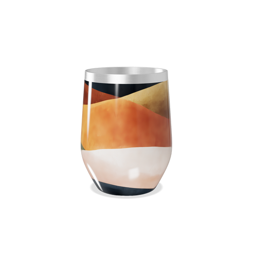 Copo Térmico Slim - Estampa Geométrica Colorida