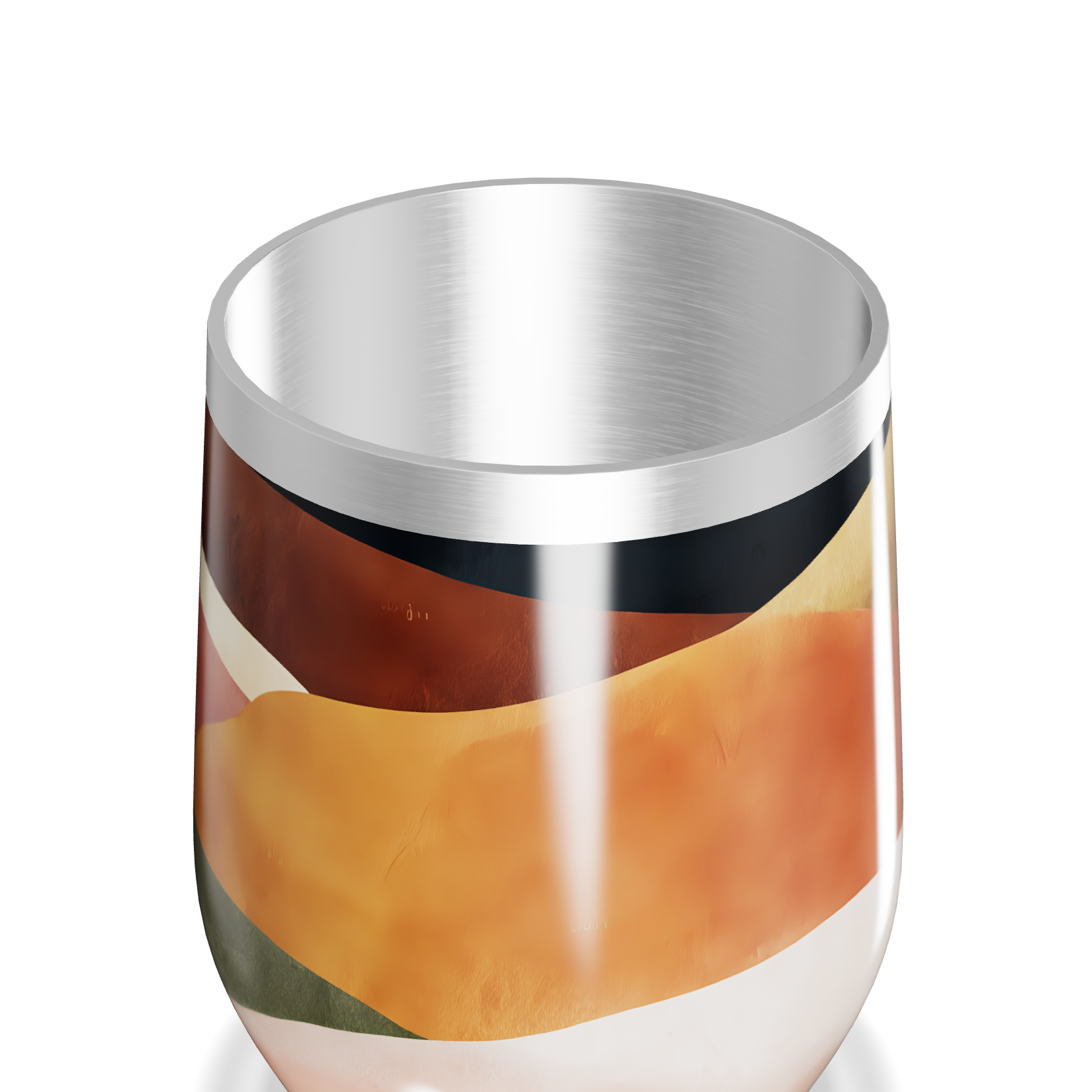 Copo Térmico Slim - Estampa Geométrica Colorida