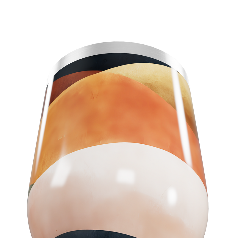 Copo Térmico Slim - Estampa Geométrica Colorida