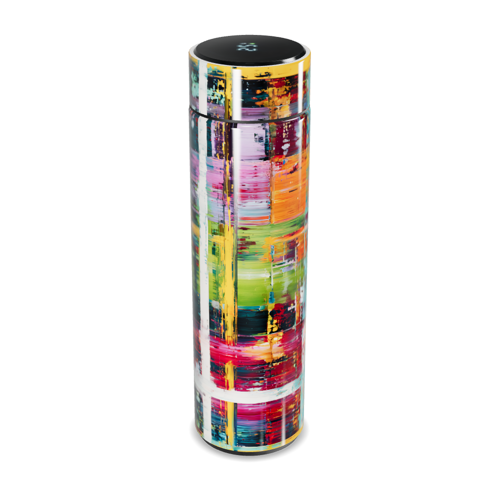 Garrafa Térmica Touch - Colorida Abstrata