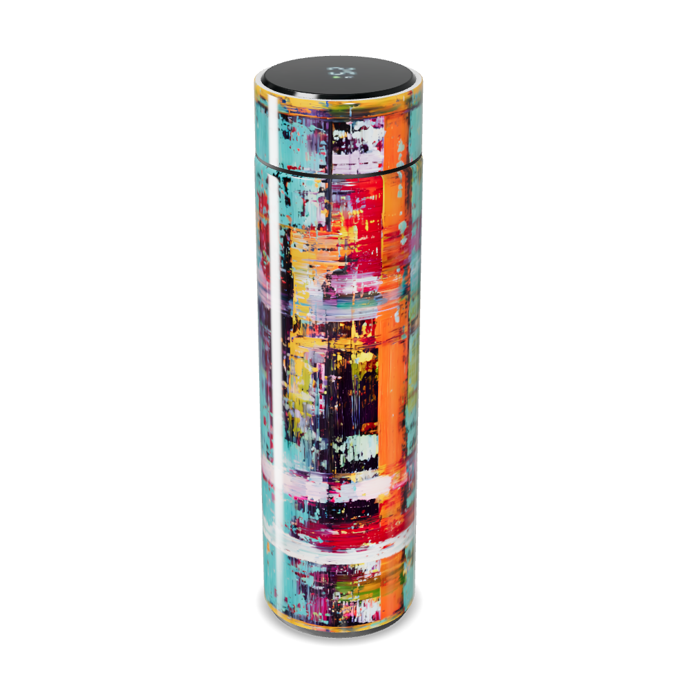 Garrafa Térmica Touch - Colorida Abstrata