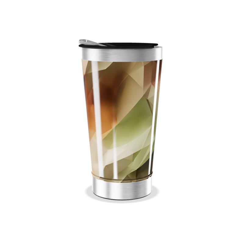Copo Térmico - Estampa Geométrica Colorida