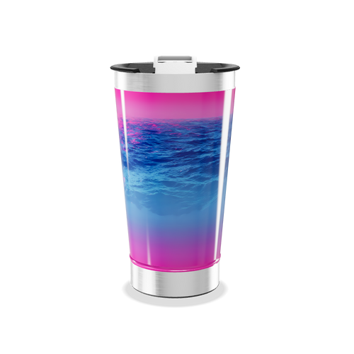 Copo Térmico - Gradiente Rosa Azul