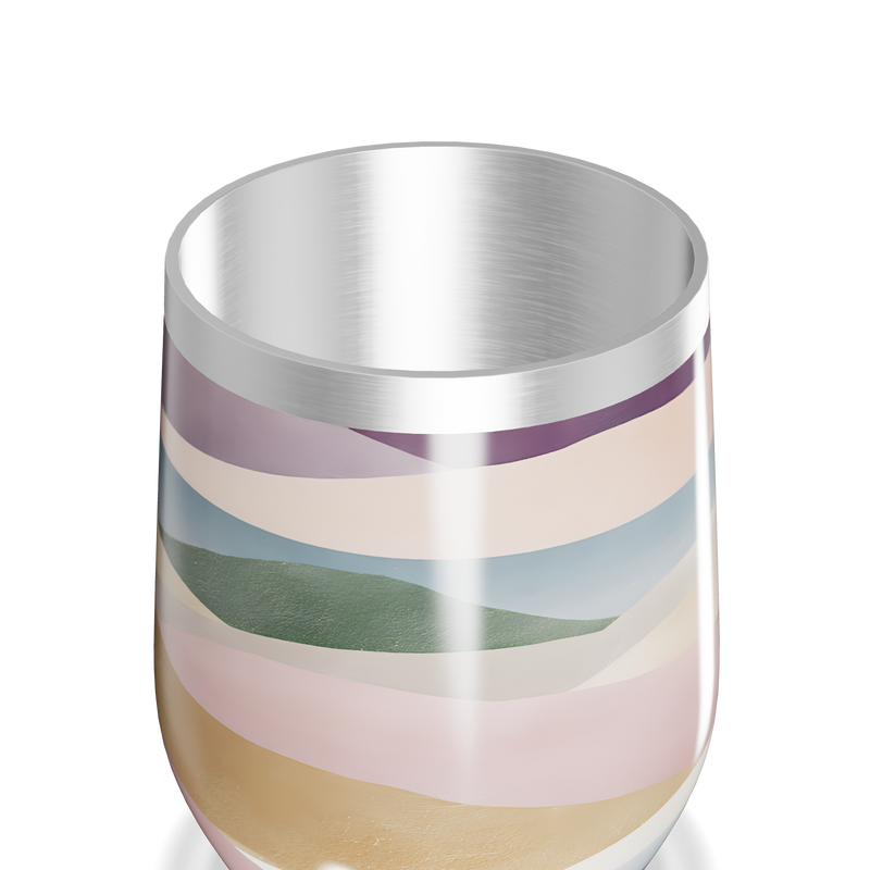 Copo Térmico Slim - Estampa Colorida Aço Inox