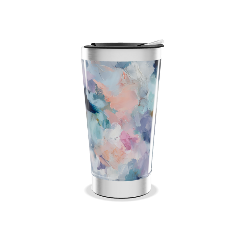 Copo Térmico - Estampa Abstrata Colorida