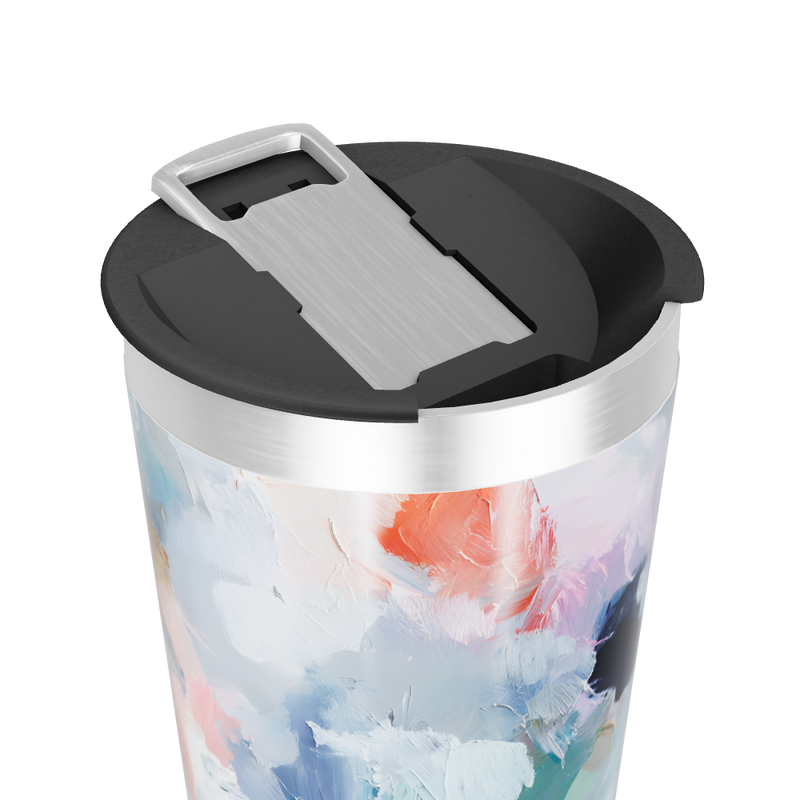 Copo Térmico - Estampa Abstrata Colorida