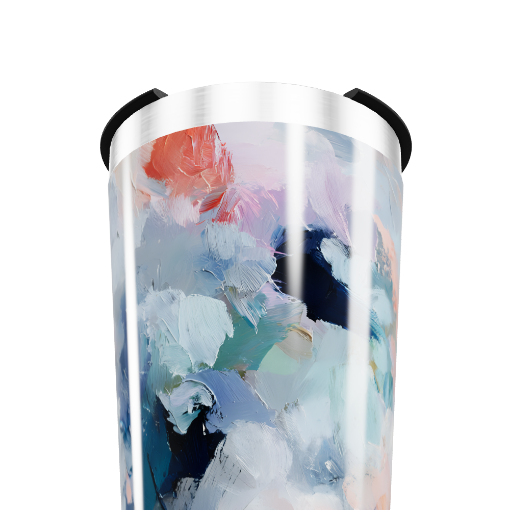 Copo Térmico - Estampa Abstrata Colorida