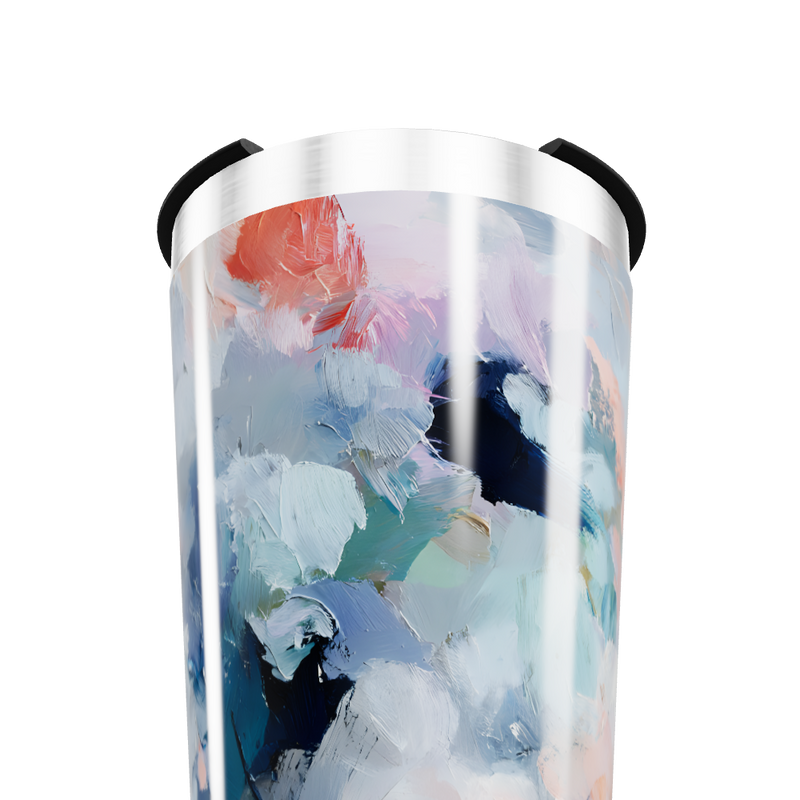Copo Térmico - Estampa Abstrata Colorida