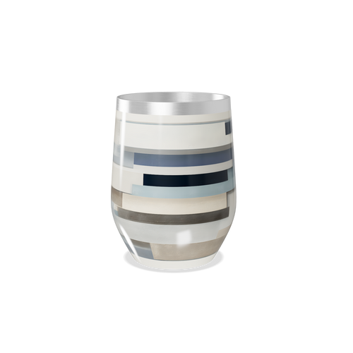 Copo Térmico Slim - Listras Coloridas Aço Inox