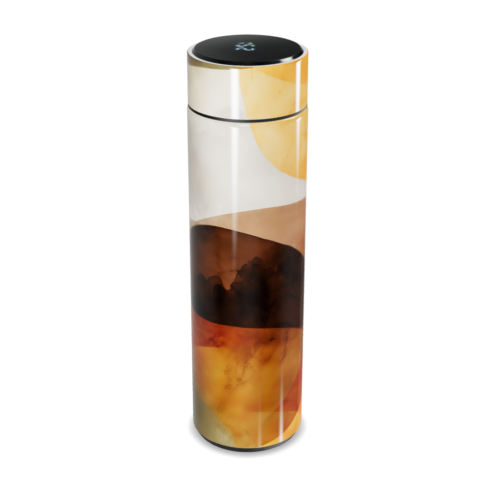 Garrafa Térmica Touch - Estampa Abstrata Colorida