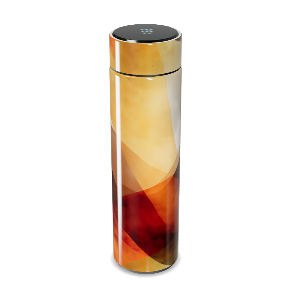 Garrafa Térmica Touch - Estampa Abstrata Colorida