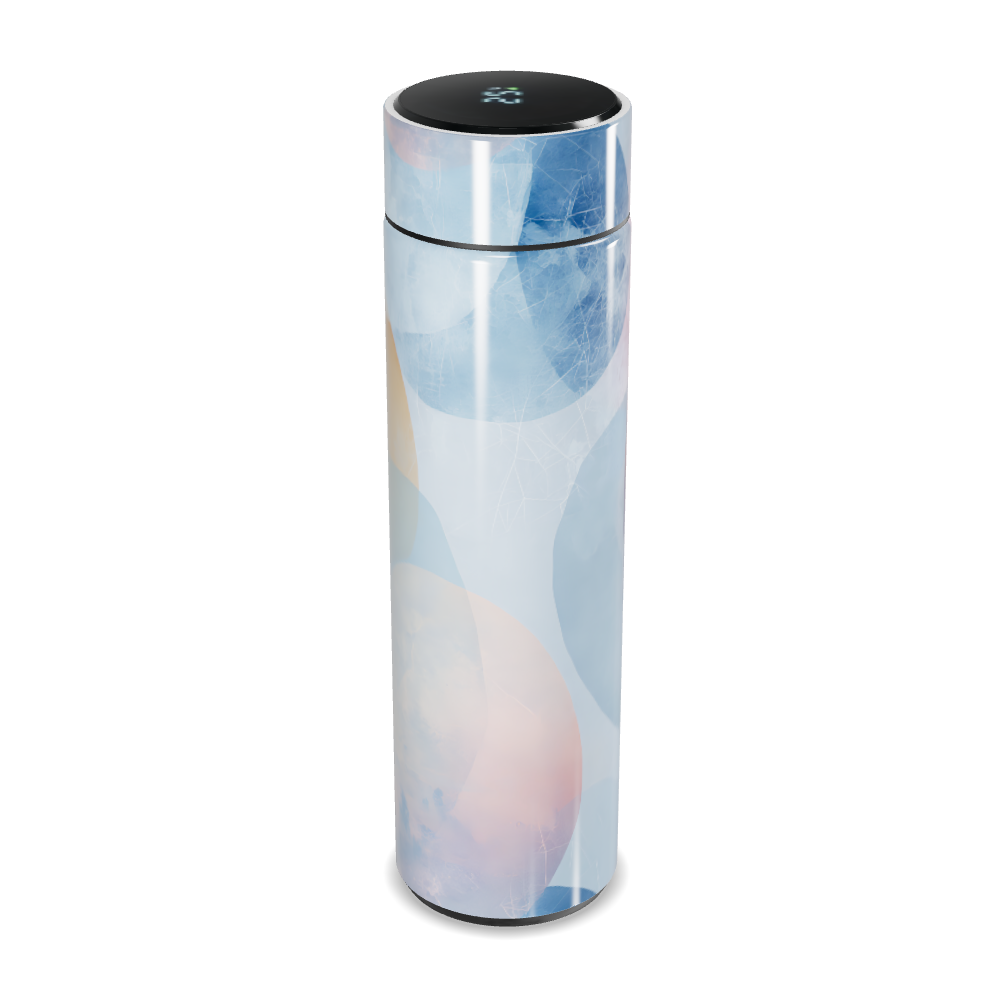 Garrafa Térmica Touch - Estampa Azul e Rosa