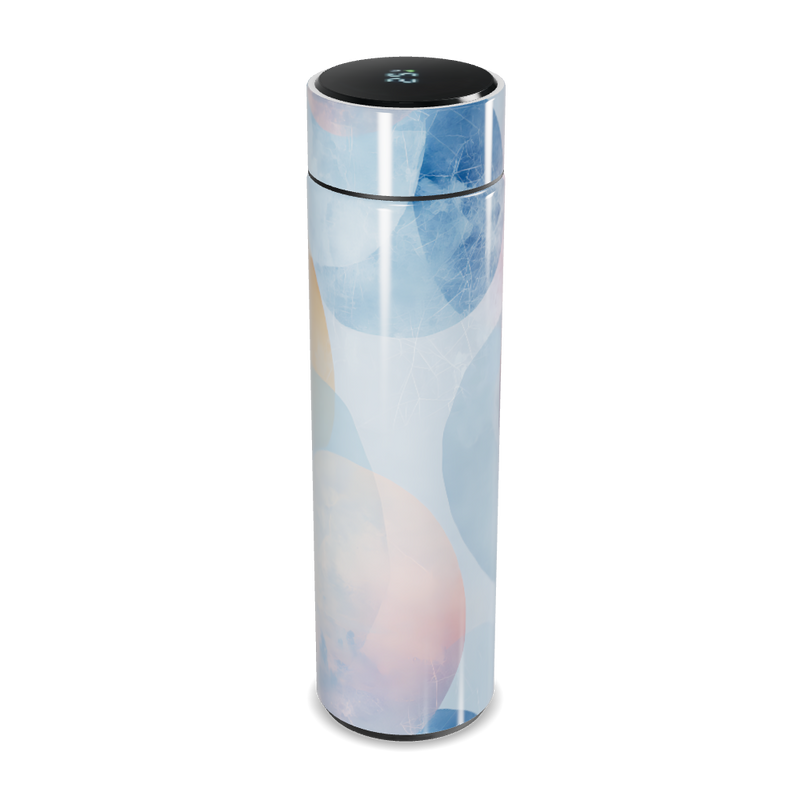 Garrafa Térmica Touch - Estampa Azul e Rosa