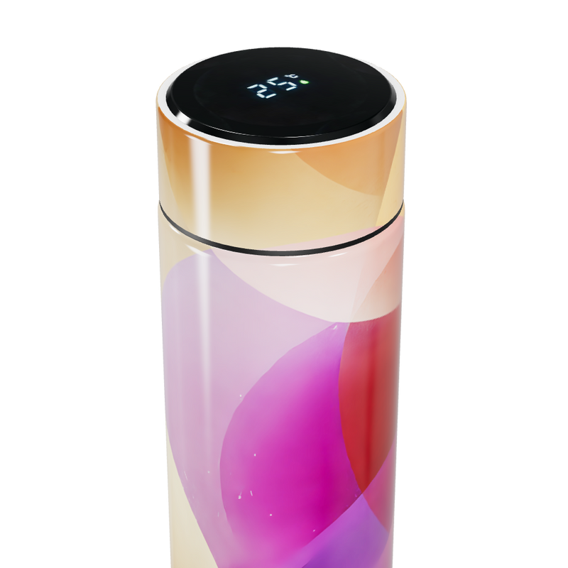 Garrafa Térmica Touch - Colorida com Display Digital