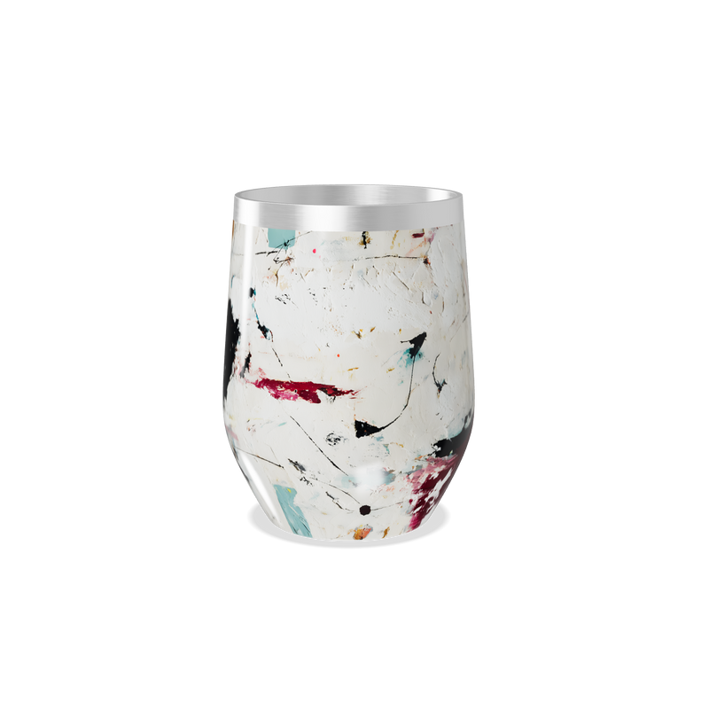 Copo Térmico Slim - Abstrato Colorido Aço Inox