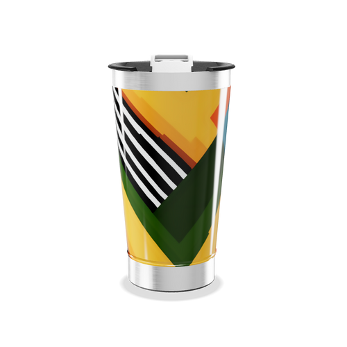Copo Térmico - Estampa Colorida Geométrica