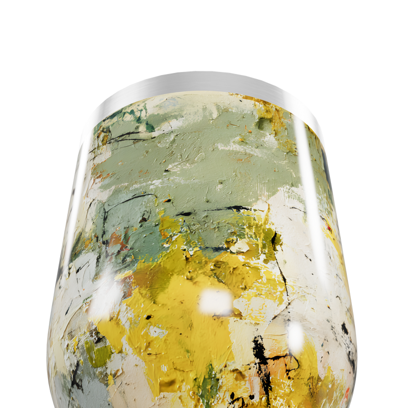 Copo Térmico Slim - Estampa Abstrata Colorida