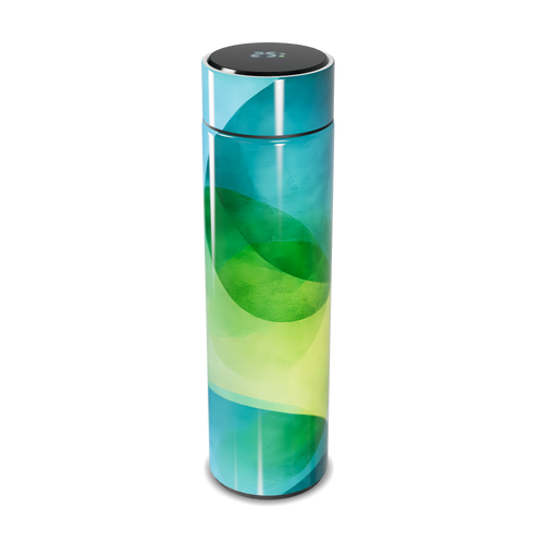 Garrafa Térmica Touch - Estampa Azul Verde