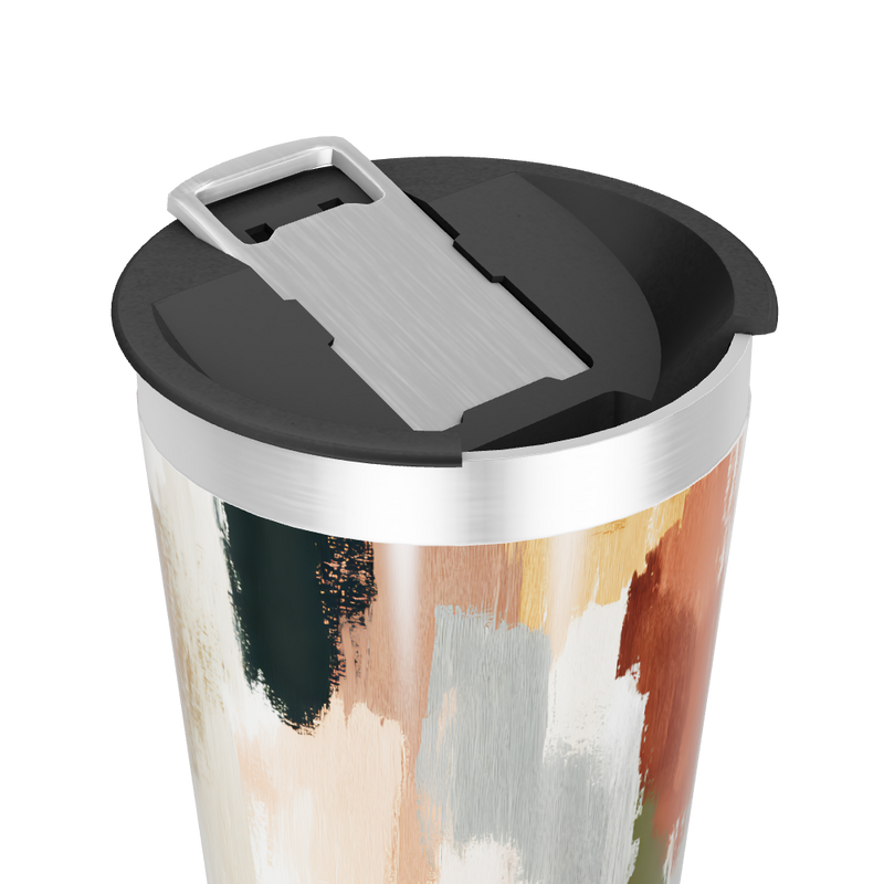 Copo Térmico - Estampa Abstrata Colorida