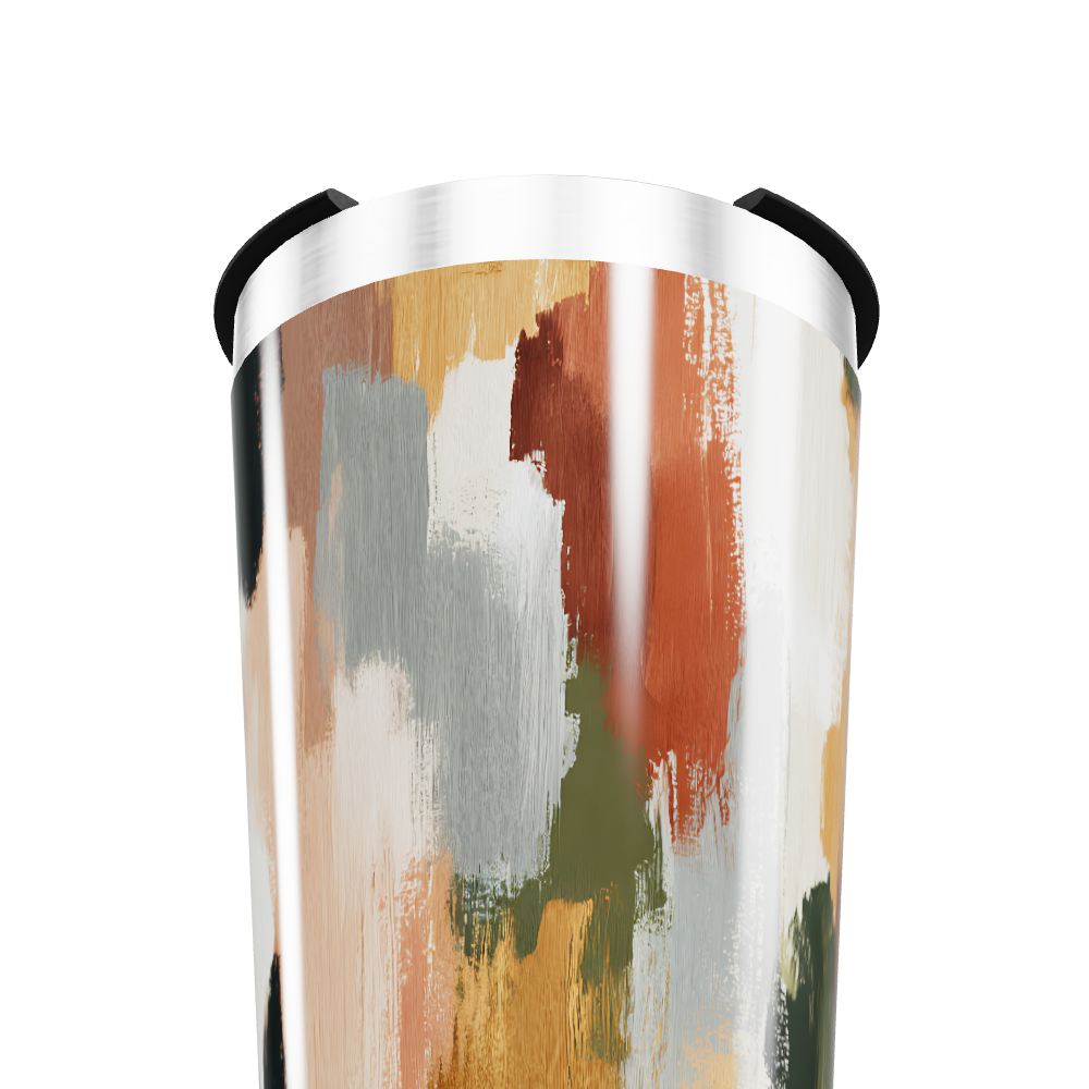 Copo Térmico - Estampa Abstrata Colorida