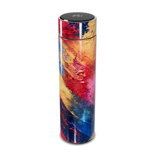 Garrafa Térmica Touch Estampa Colorida Inox