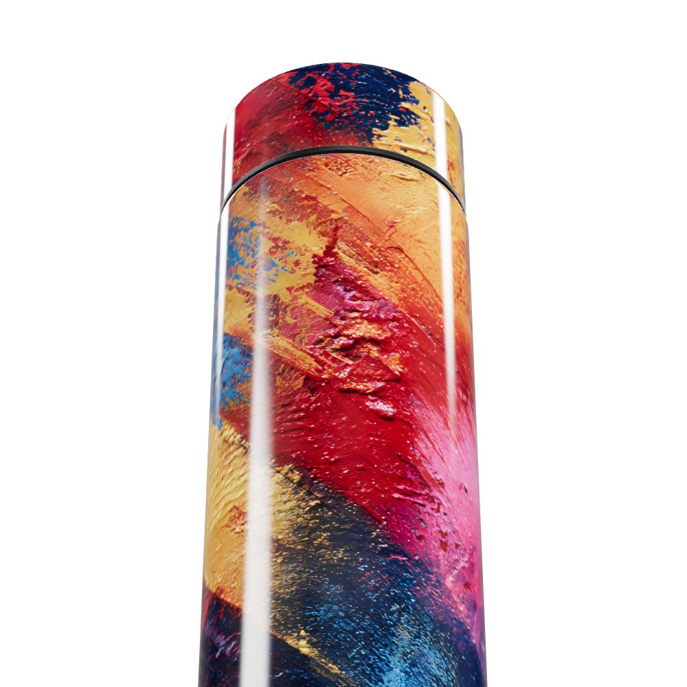 Garrafa Térmica Touch Estampa Colorida Inox