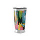 Copo Térmico - Estampa Abstrata Colorida