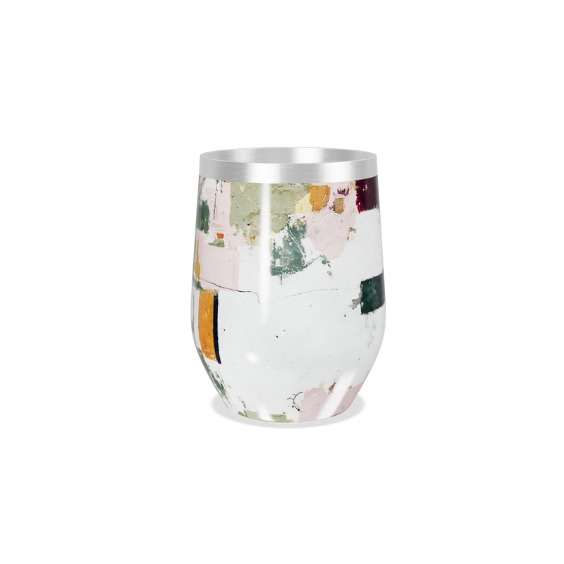 Copo Térmico Slim - Estampa Abstrata Colorida