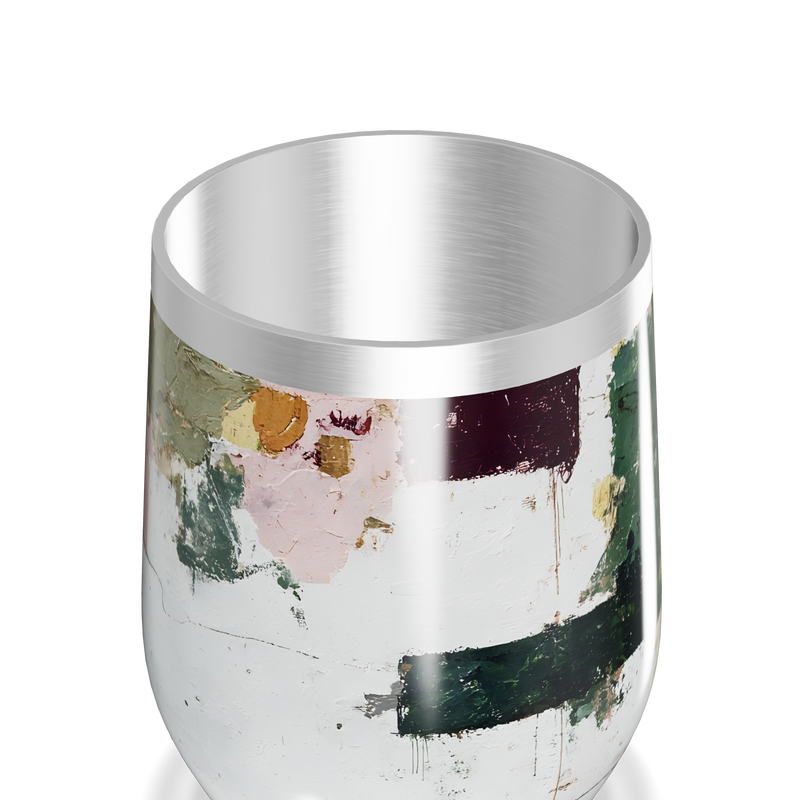 Copo Térmico Slim - Estampa Abstrata Colorida