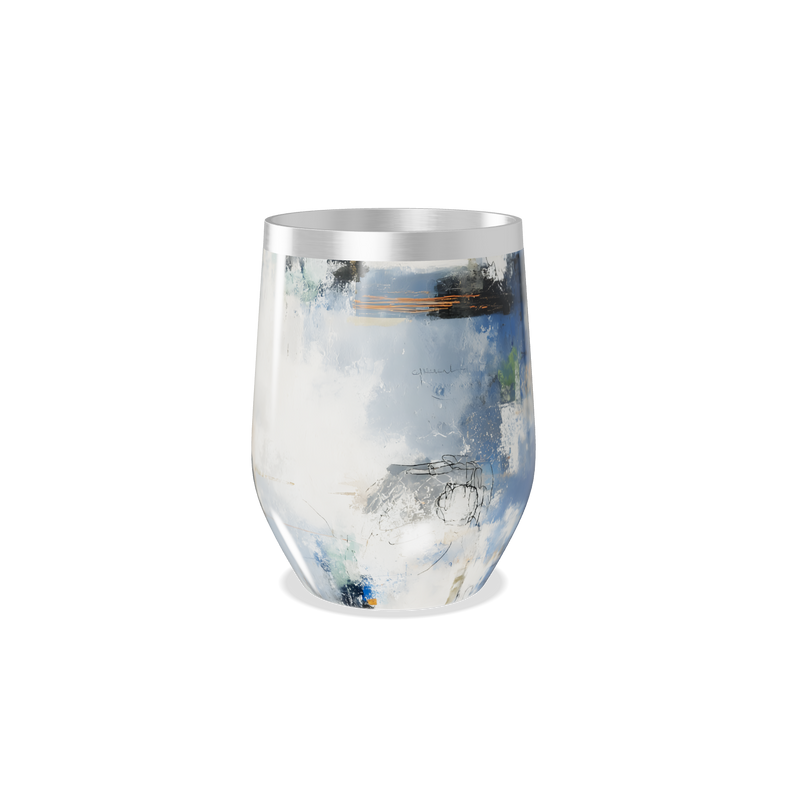 Copo Térmico Slim - Aço Inox Estampa Abstrata