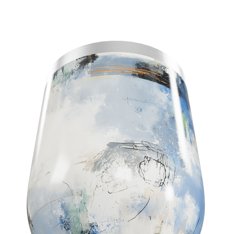 Copo Térmico Slim - Aço Inox Estampa Abstrata