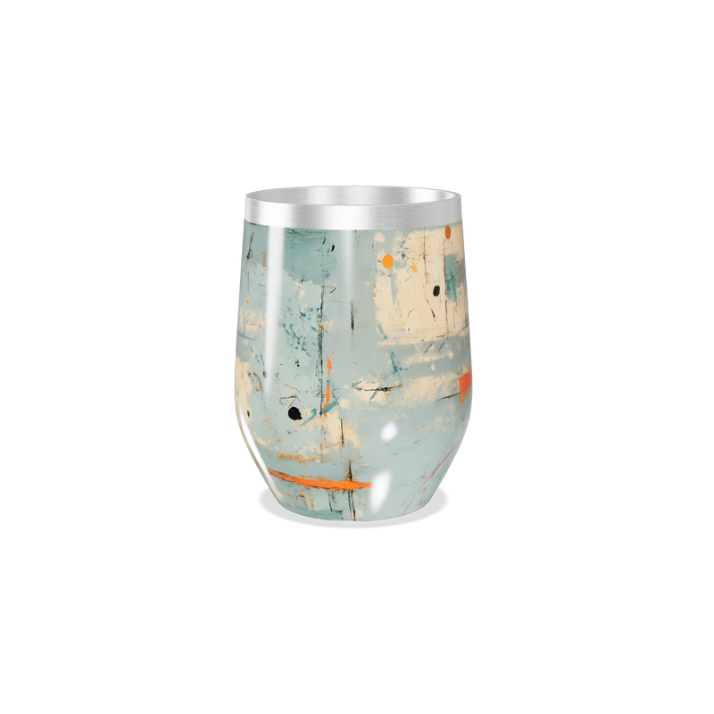 Copo Térmico Slim - Estampa Abstrata Colorida