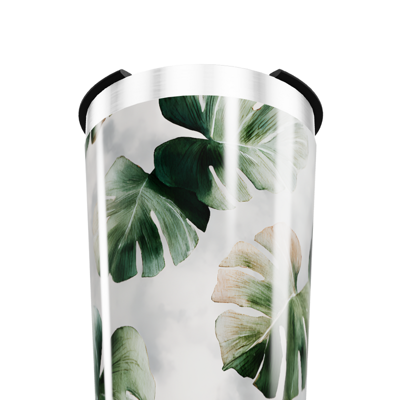 Copo Térmico - Folhas Tropicais Inox