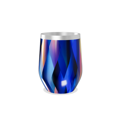 Copo Térmico Slim - Azul Geométrico Metalizado