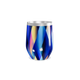 Copo Térmico Slim - Azul Geométrico Metalizado
