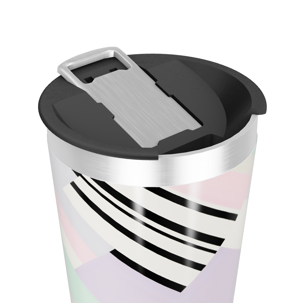 Copo Térmico - Estampado Listras Coloridas