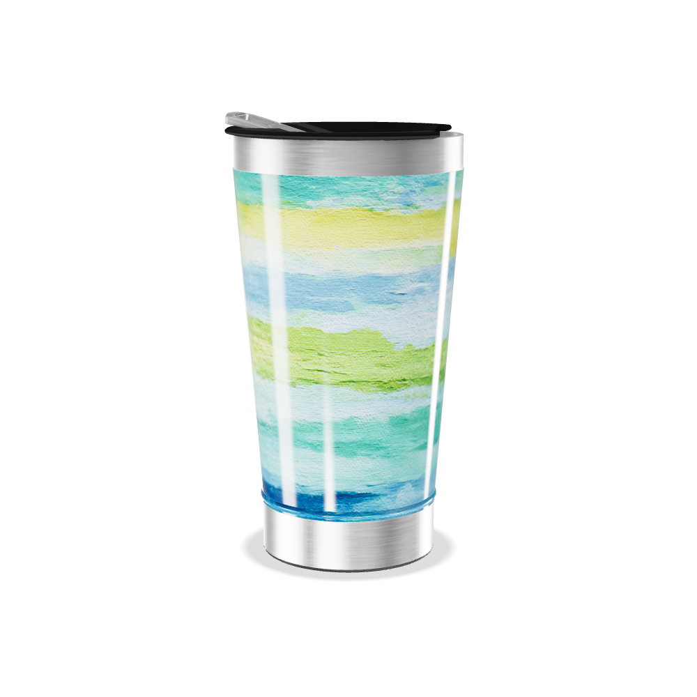 Copo Térmico - Estampa Aquarela Colorida