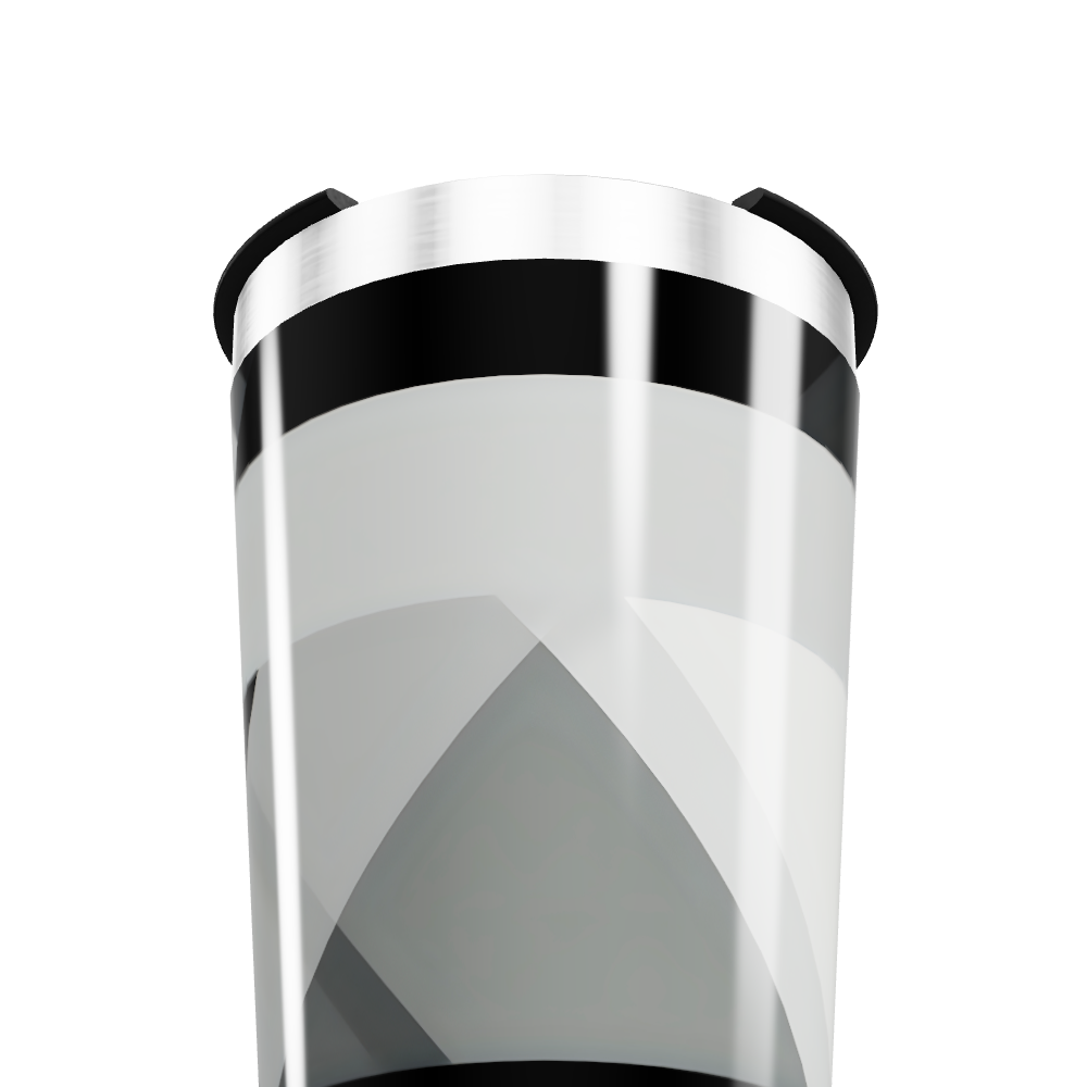 Copo Térmico - Preto Inox com Tampa