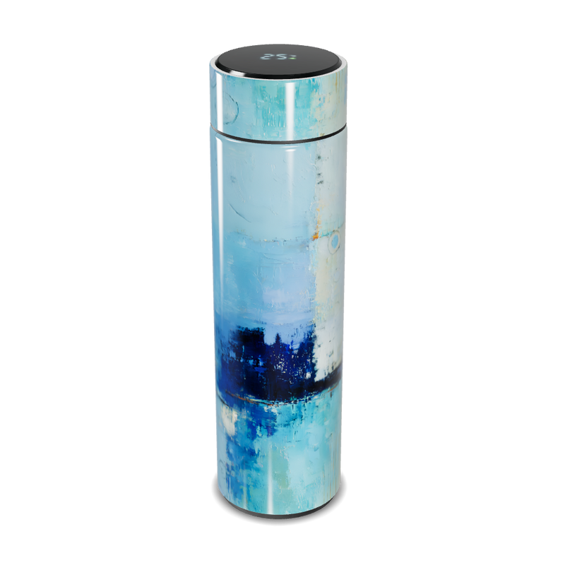 Garrafa Térmica Touch Pintura Azul