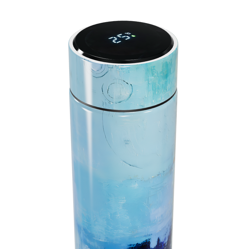 Garrafa Térmica Touch Pintura Azul