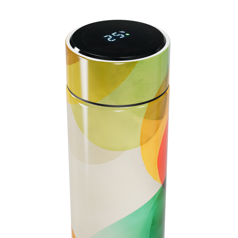 Garrafa Térmica Touch - Colorida com Display Digital