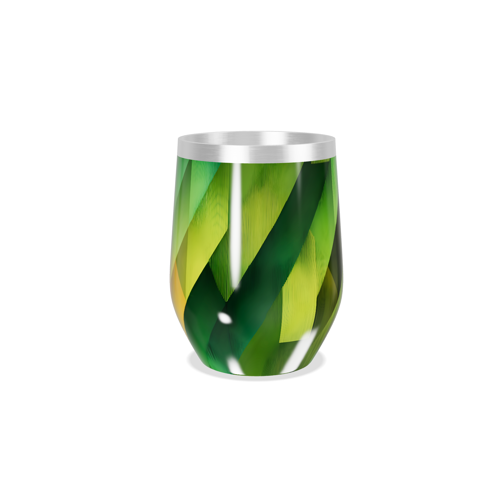 Copo Térmico Slim - Estampa Geométrica Colorida